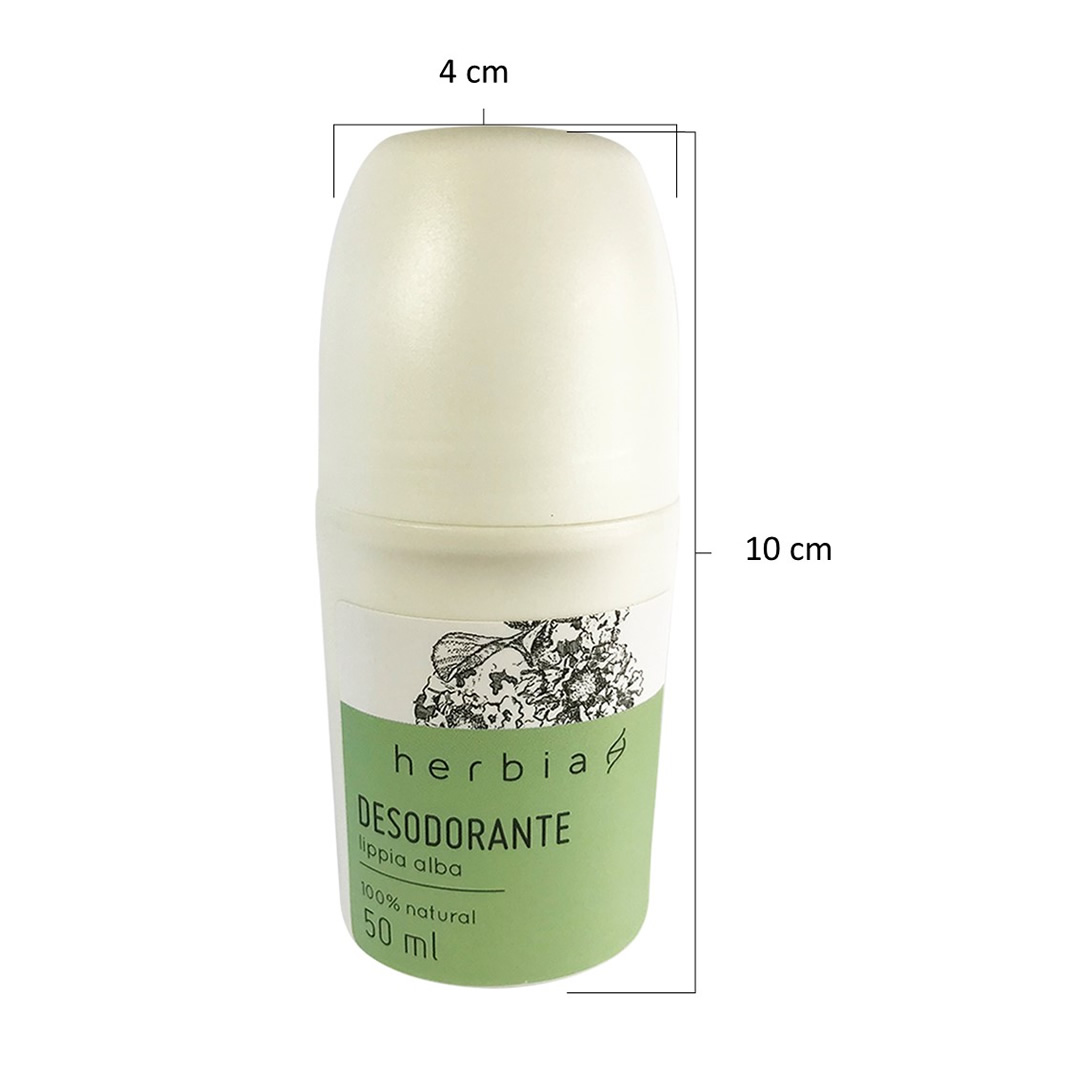 Desodorante Natural Vegano Roll-on Líppia Alba Herbia - 50ml Desodorante Natural Roll On Lippia Alba Certificado Ibd 39 5 64ef8b431474462bb51c87d1ada54f0f