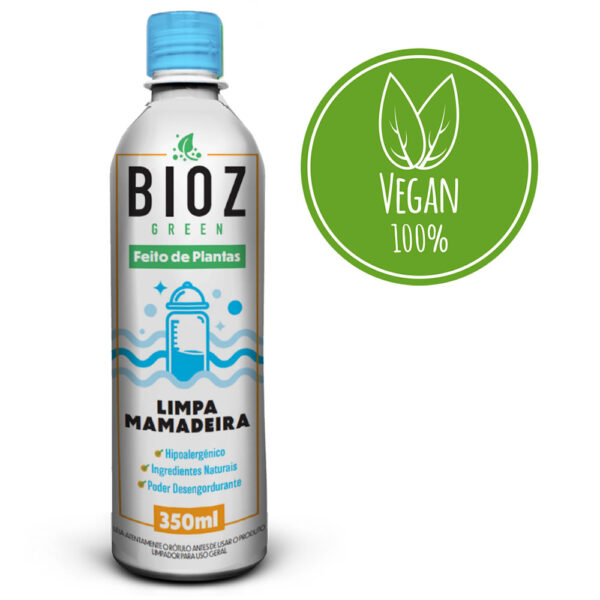 Limpa Mamadeira Natural Vegano Bioz Green 350ml