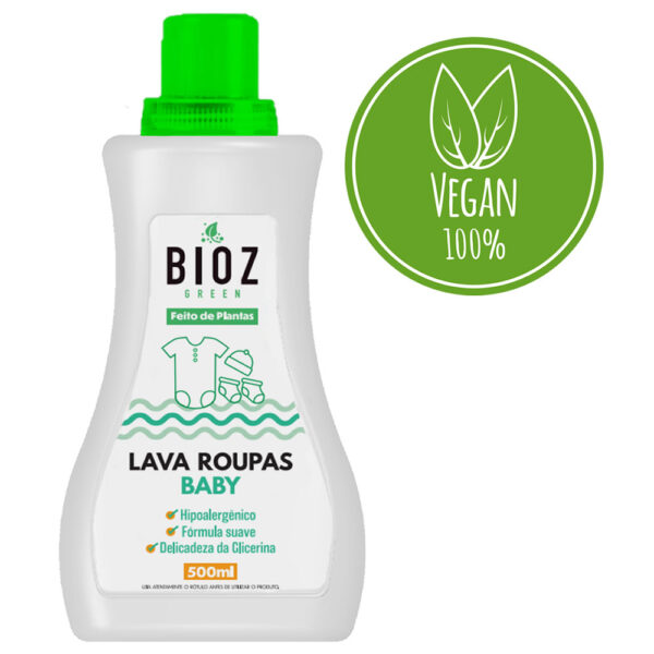 Lava Roupas Baby Natural Vegano Bioz 500ml