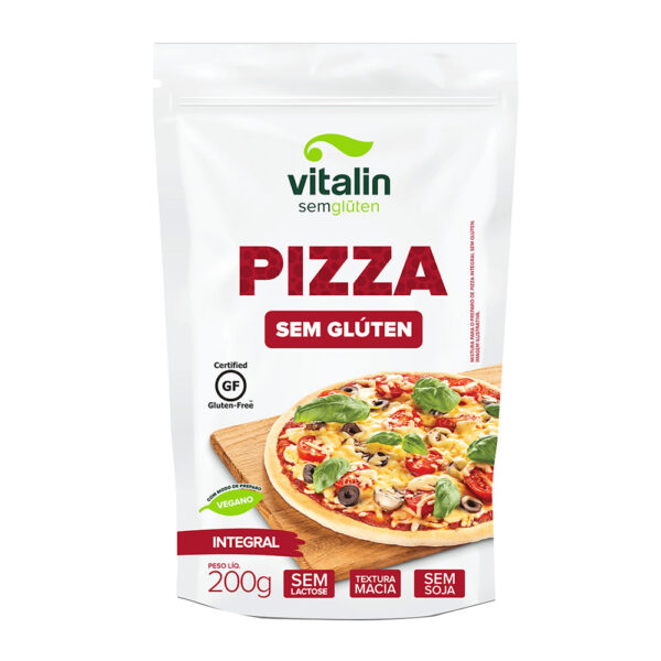 Mistura para Pizza Integral (Vegano) Vitalin 200g