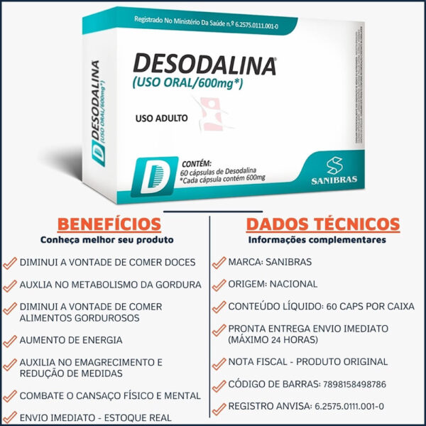 desodalina emagrecedor