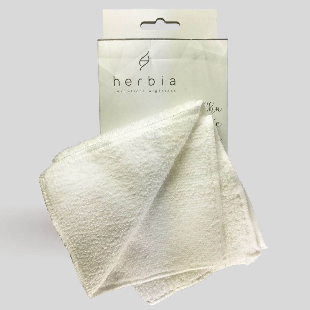 006 Toalha Demaquilante E Limpeza Reutilizável Ecológica Herbia - Imagem 4