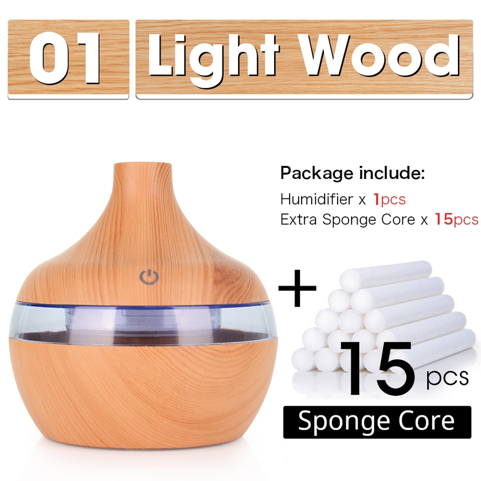 H9259dcf38cc44aafada87e7512350c05P-1.jpg_960x960-1.jpg Difusor aromatizador de ambientes USB com luz LED 300ml - Imagem 13