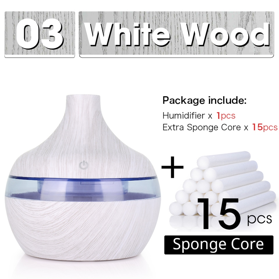 Ha5bd15f69b9a4cffa9acc2dd01ed7585E-1.jpg_960x960-1.jpg Difusor aromatizador de ambientes USB com luz LED 300ml - Imagem 8