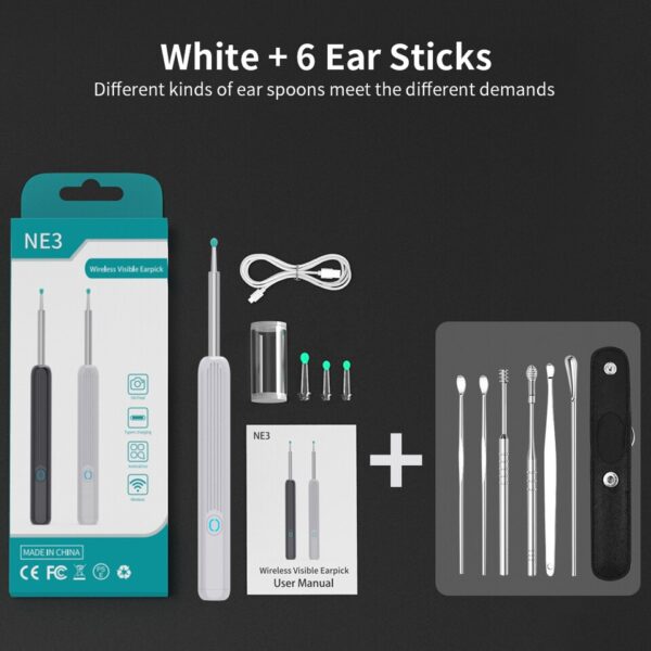 Limpador de ouvido wireless
