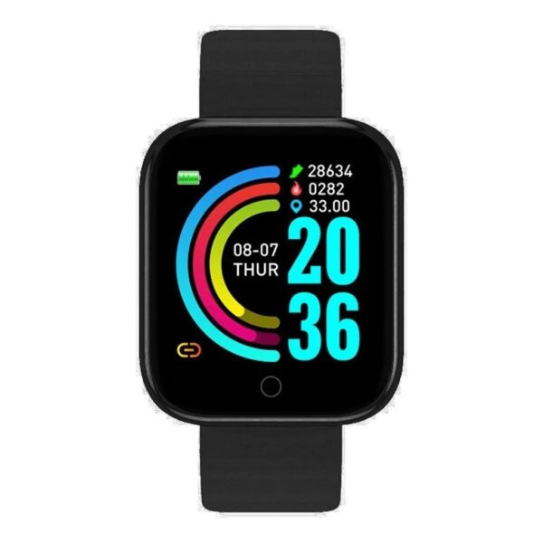 Relógio Digital Inteligente Feminino Smartwatch Black