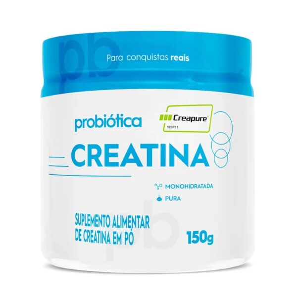 creatina creapure 100% pura probiótica 150g