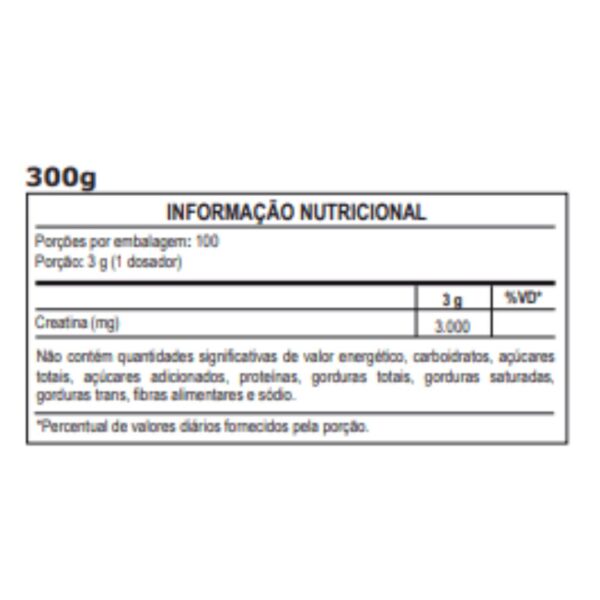 creatina monohidratada 100% pura probiótica 300g