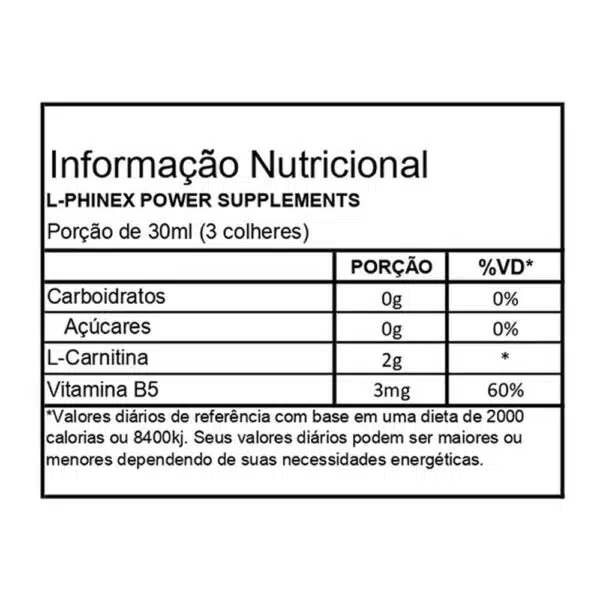 l carnitina é termogenico L-Phinex L-Carnitina Termogênico Líquido Altamente Concentrado 480ml