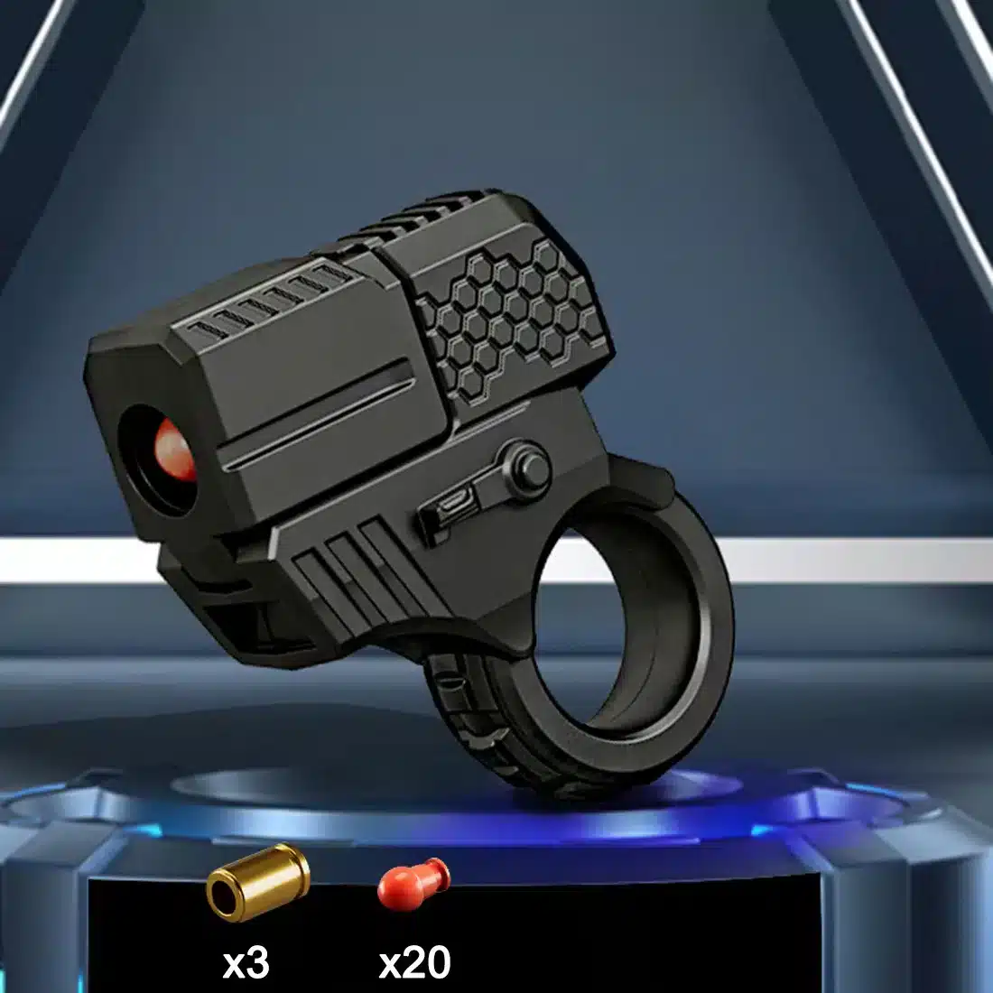 S5a151a95b4094d93bc3332d2fb8f62c3w.webp Anel Mini Pistola de Descompressão em Liga de Zinco Brinquedo - Imagem 10