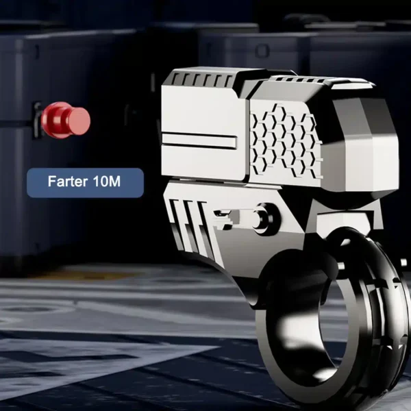 Anel Mini Pistola de Descompressão em Liga de Zinco Brinquedo
