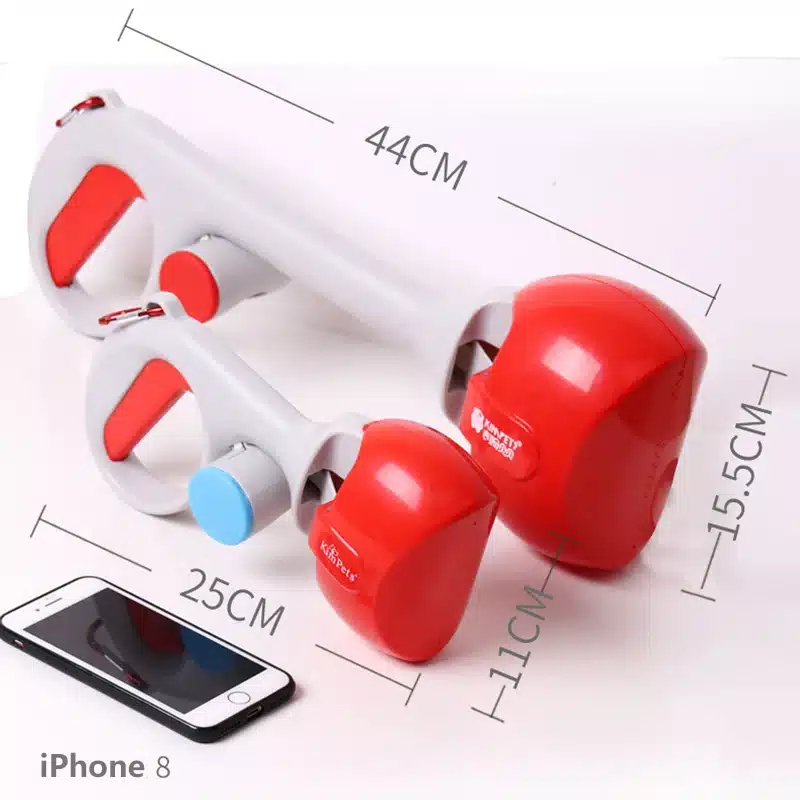 H6320e127487640cfa0ad7114f8930a420.webp Coletor de cocô portátil para cães e gatos com dispenser para sacos plásticos - Imagem 5