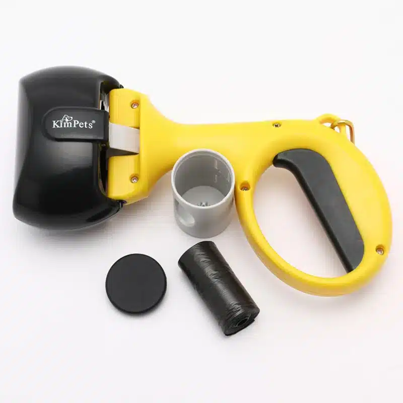 H954d60b37ff44506b597cd383a20d9fdp.webp Coletor de cocô portátil para cães e gatos com dispenser para sacos plásticos - Imagem 4
