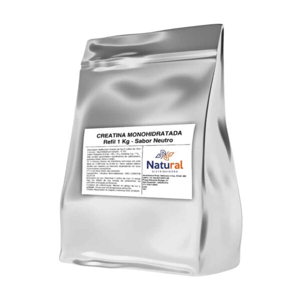 Creatina Monohidratada 100% pura Natural Imports refil 1kg