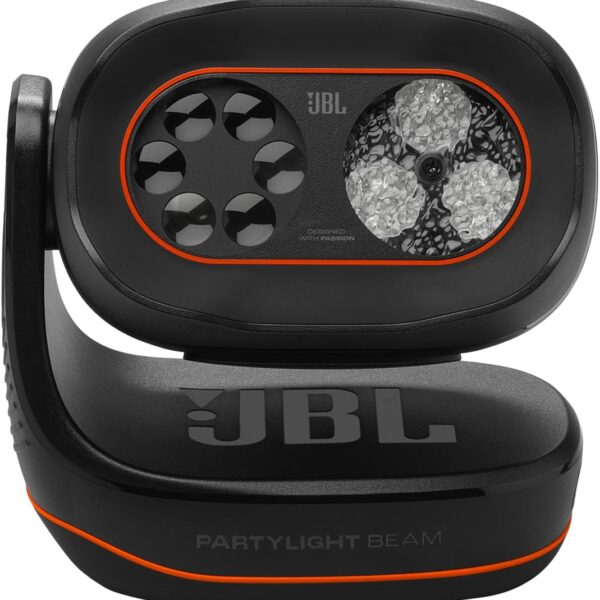 Luz para Festa Portátil, JBL, PartyLight Beam, Personalizável - Preto